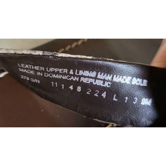 Tory Burch Snakeskin and Brown Sandals - Picture 5 of 6